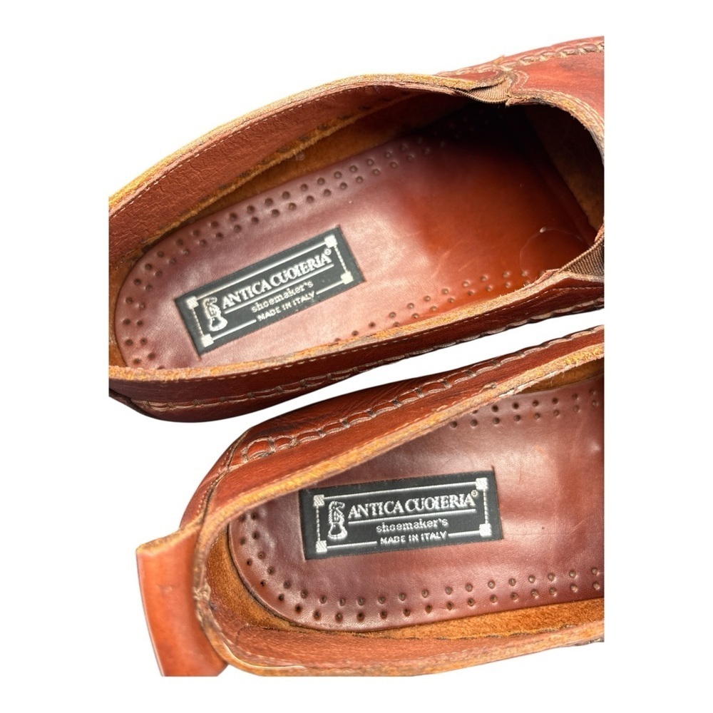 🇮🇹Antica Cuoieria Italian Leather Loafers – Men’s Size 41 (US 8) – Made in Italy - Picture 6 of 10